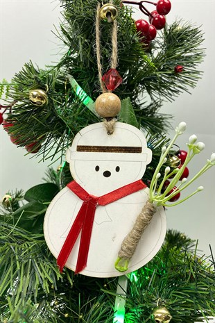 Kardan Adam Yılbaşı Ağaç Süsü