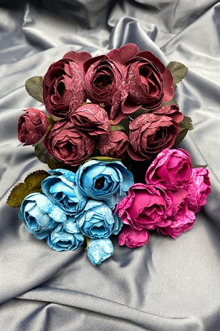 Mixed Peony Eren Rose Flower Bundle 3 Pieces