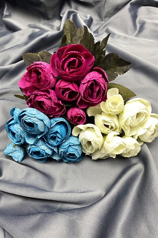Mixed Peony Rose Flower Bundle 3 Pcs