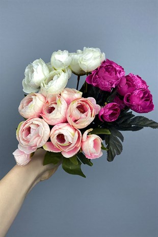 Karışık Şakayık Gül Demeti 3 Adet