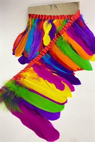 ريشة نسر ملونة 1 متر