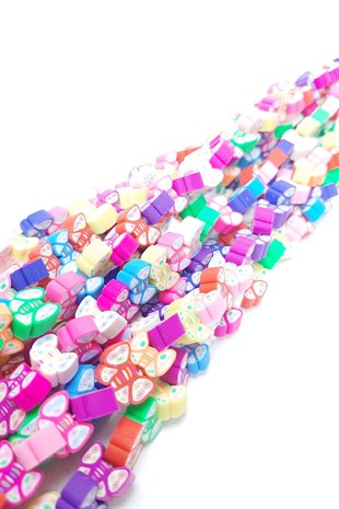 Kelebek Fimo Hamur Boncuk