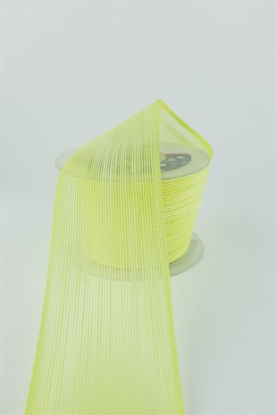 Linen Effect Ribbon 6 cm 10 m