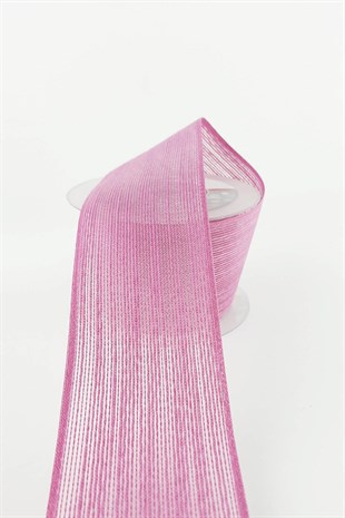 Linen Effect Ribbon 6 cm 10 m