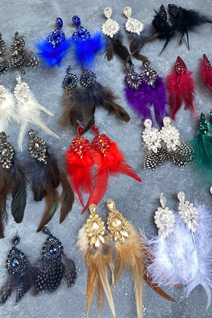 Kına Gecesine Özel Abiye Küpe