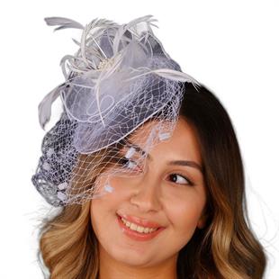 الجملة أوف وايت قبعة الزفاف Voilet Ade ملحقات الزفاف