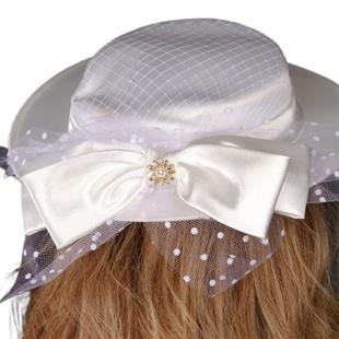 الجملة أوف وايت قبعة الزفاف Voilet مع حجر ليما وإكسسوارات الزفاف القوس