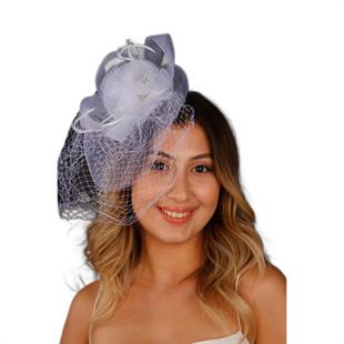 الجملة أوف وايت قبعة الزفاف Voilet نيكو تول ملحقات الزفاف