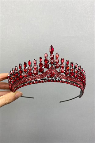 Red Anteras Henna Bridal Crown