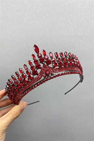 Red Anteras Henna Bridal Crown