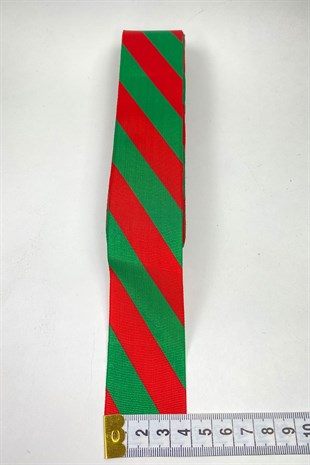 Kırmızı Baskılı Yılbaşı Kurdele 