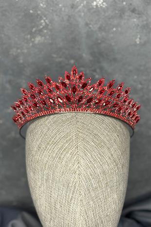 Red Beria Bridal Henna Crown