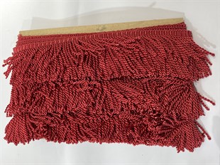Red Bouillon Fringe Tassel