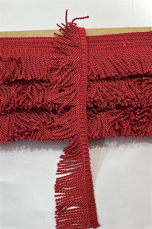 Red Bouillon Fringe Tassel