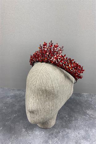 Red Ezel 3D Bridal Henna Crown