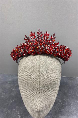 Red Ezel 3D Bridal Henna Crown