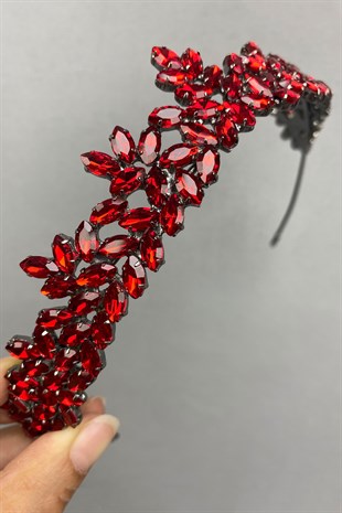 Red Dream Model Bride Henna Crown