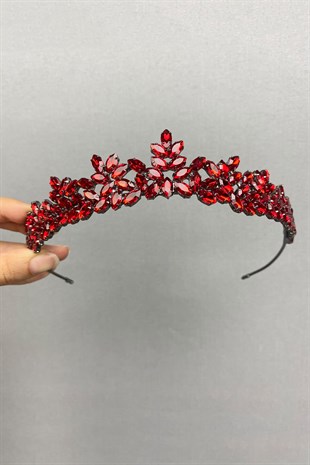 Red Dream Model Bride Henna Crown