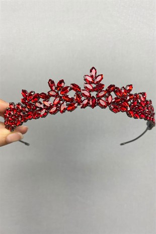 Red Dream Model Bride Henna Crown