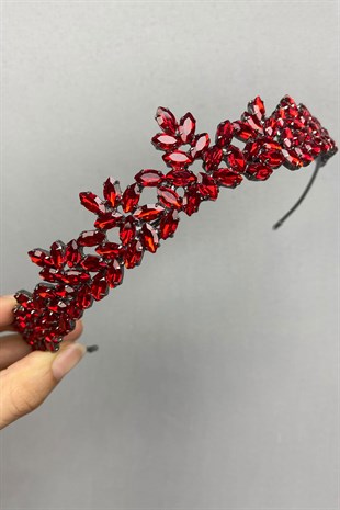 Red Dream Model Bride Henna Crown