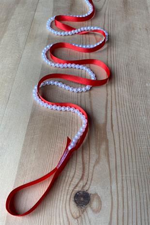 Red Pearl Promise Engagement Ribbon