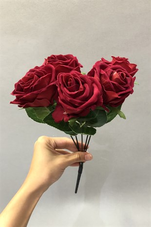 Red Velvet Artificial Rose