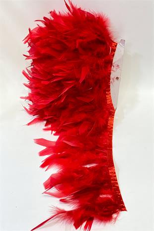 Red Goose Feather Otriş Ribbed Strip Feather