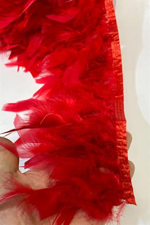 Red Goose Feather Otriş Ribbed Strip Feather