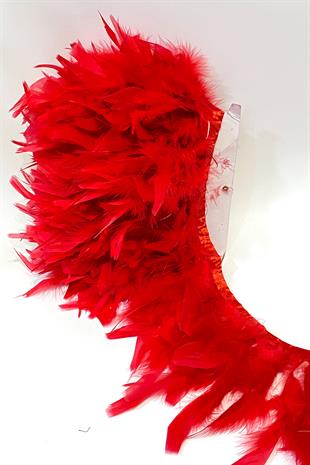 Red Goose Feather Otriş Ribbed Strip Feather