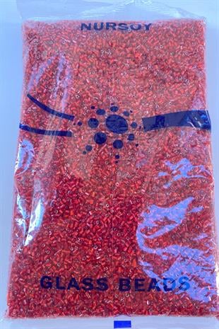 Kırmızı Kesme Boncuk 2,5 mm 500 grm