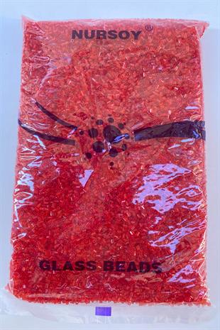 Red Cut Beads 2.5 mm 500 grm