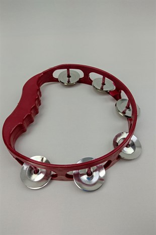 Red Henna Tambourine 10 Pieces