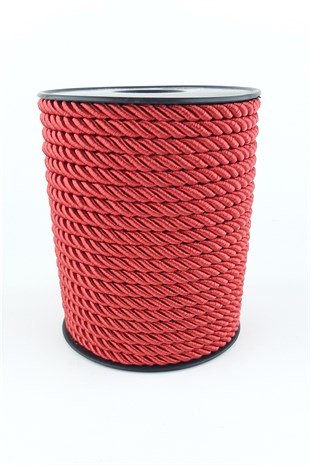 Kırmızı Kordon İp 6 mm 25 mt