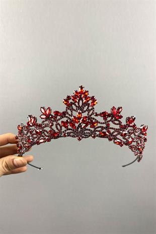 Red Melis Model Bride Henna Crown