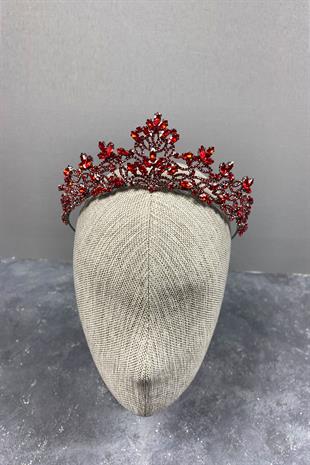 Red Melis Model Bride Henna Crown