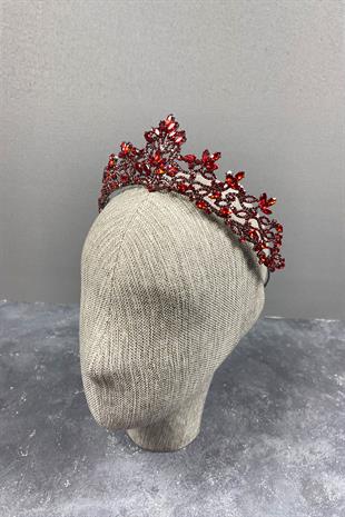 Red Melis Model Bride Henna Crown