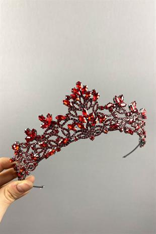 Red Melis Model Bride Henna Crown