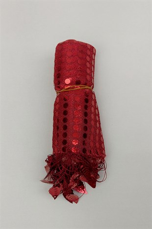 Red Sequin Halay Handkerchief 20 pcs