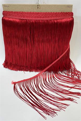 Kırmızı Saçak Püskül Şerit