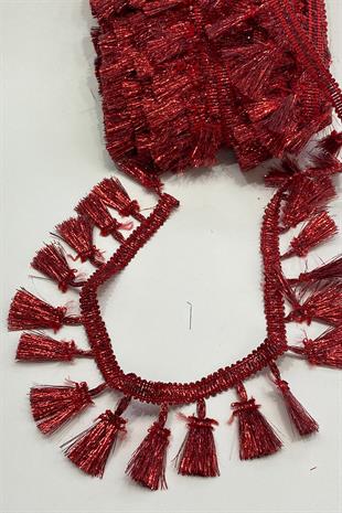 Red Glitter Fringe Tassel Ribbon