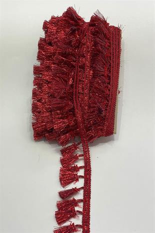 Red Glitter Fringe Tassel Ribbon