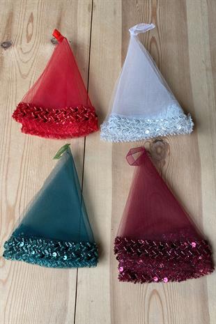 Red Su Vip Model Beaded Bridal Halay Handkerchief 1 pcs