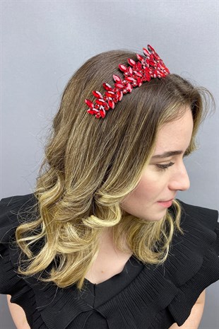 Red Subra Model Bridal Henna Crown