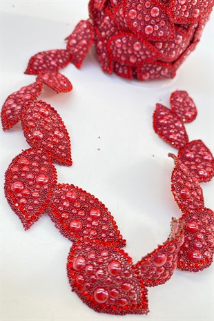 ورقة حمراء نمط الحديد على زين قطاع الحجر