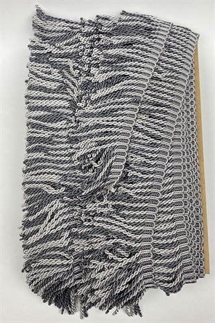 Koyu Açık Gri Bulyon Saçak Püskül