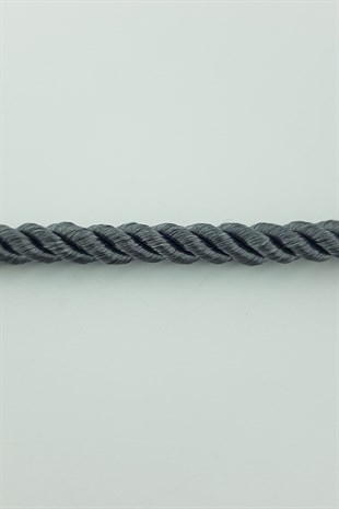 Koyu Gri Kordonİp 3 mm 25 mt