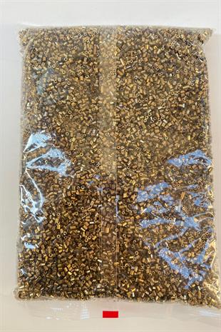 Dark Brown Coated Cut Beads 2.5 mm 500 grm