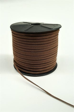 Koyu Kahverengi Süet İp
