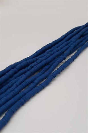 Koyu Mavi Fimo Hamur Boncuk 6Mm