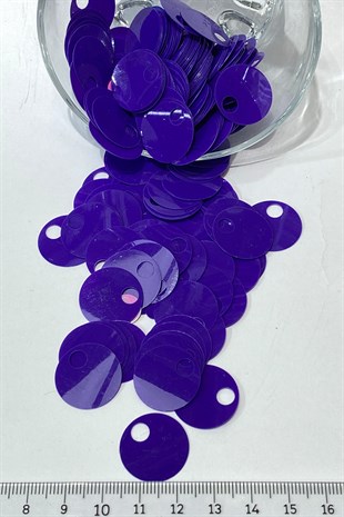 Dark Purple Booties and Bag Washer 20 mm